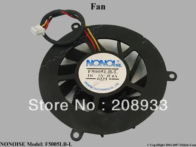 Вентилятор notebook fan NONOISE F5005LB L 5V 0.4A + охлаждающий вентилятор для площади 51