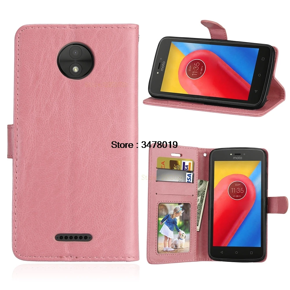 Flip Case Cover For Motorola Moto C 2017 XT1758 XT1750