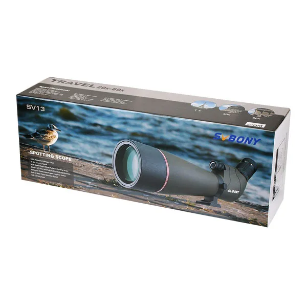 Svbony Spotting Scope Zoom 80mm 20-60x Refractor (1)