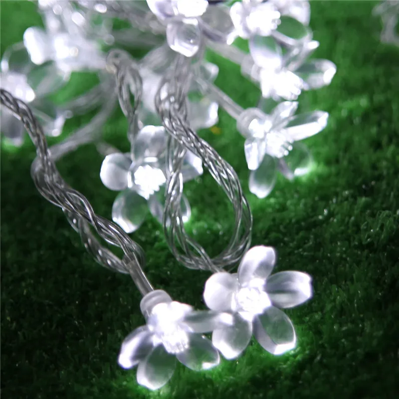 Luminarias Led String Fairy Lights 3M 30 led Battery cherry blossom Christmas Decoration Lamp | Лампы и освещение