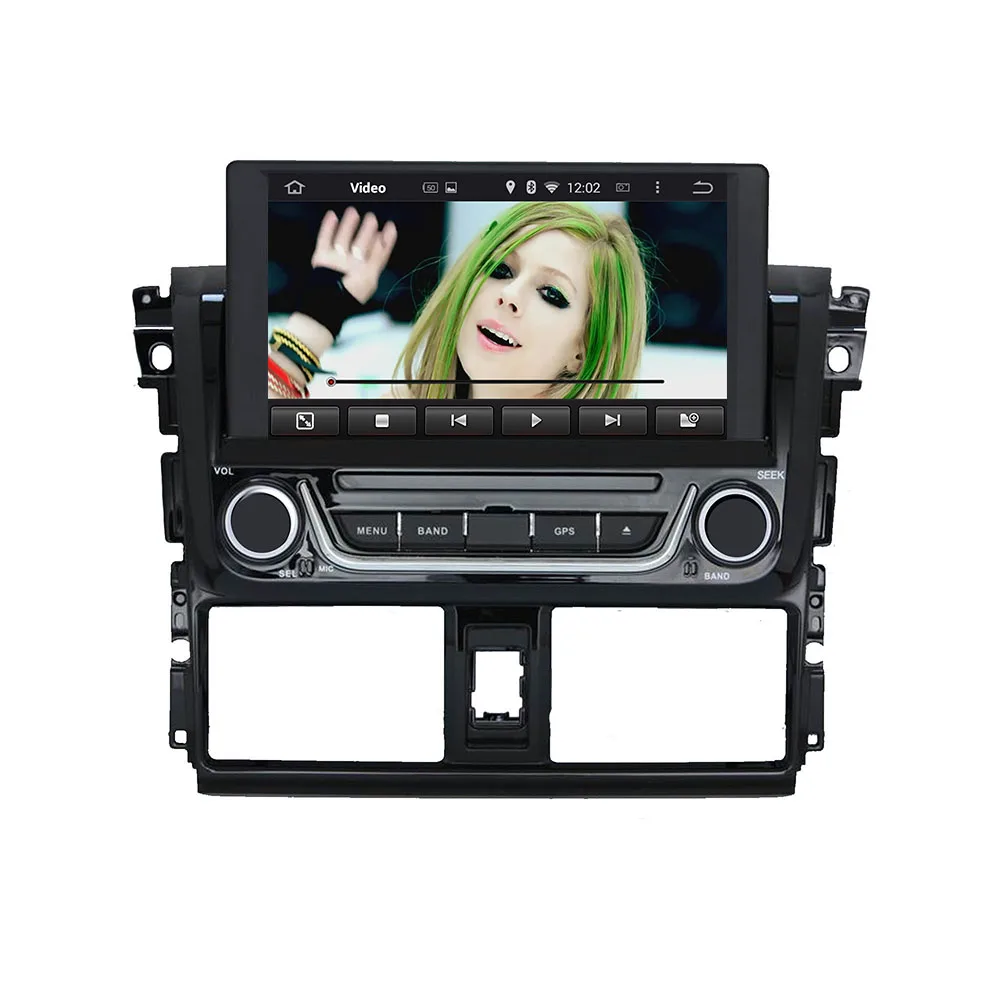 8 Inch Android 5 1 Quad Core HD1024 600 Car DVD Player For TOYOTA For 2014