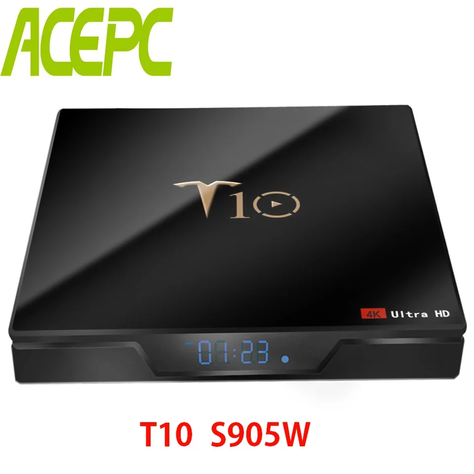 

T10 S905W TV Box Android 8.1 2GB DDR3 16GB Amlogic S905W Quad Core Media Player 1080P 2.4G Wifi 4K HDR10 HDMI Smart Set Top Box