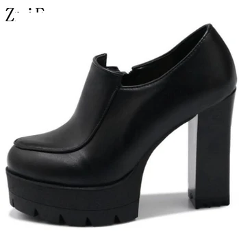 

Zapatos Mujer Fashion Ladies Size 26-66 Platform Shoes Woman Women Pumps Chunky High Heels Winter Ankle Boots Martin BYB16182