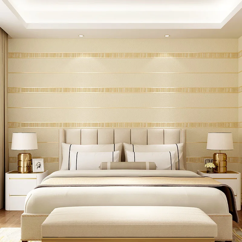 beibehang High-end modern minimalist wide line 3D deerskin striped wallpaper Bedroom living room bedside background wallpaper beibehang High-end modern minimalist wide line 3D deerskin striped wallpaper Bedroom living room bedside background wallpaper