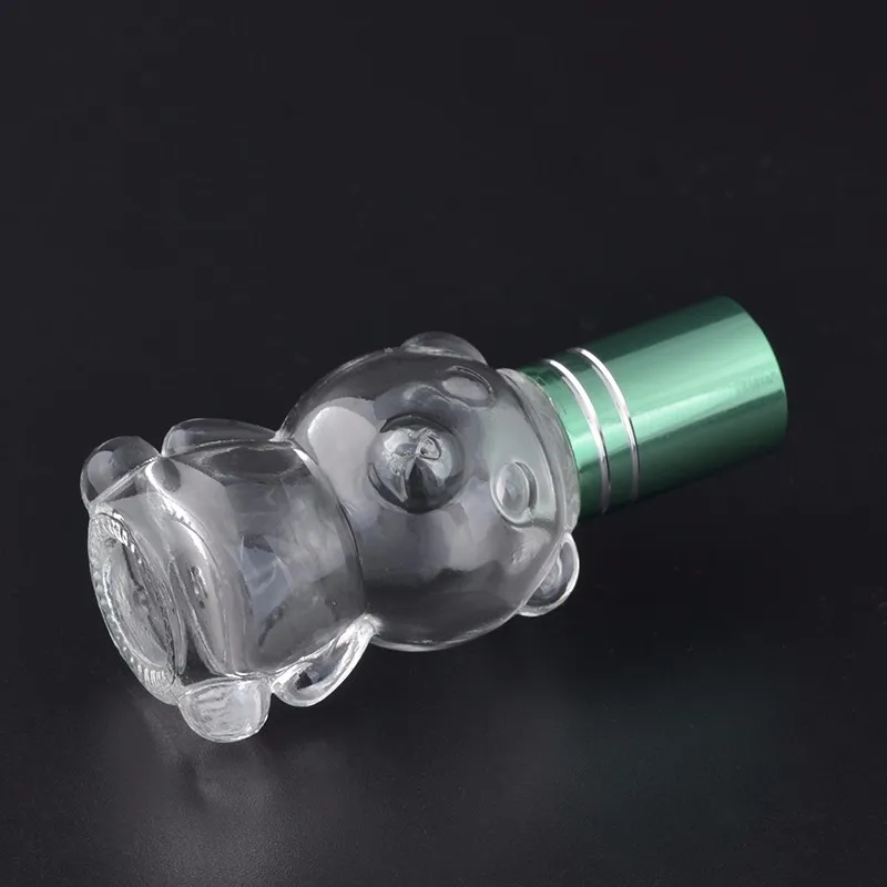 MUB-8 мл, мини-стальная шариковая бутылка, пустая многоразовая бутылка с роликом для эфирного масла, прозрачная стеклянная бутылка для духов