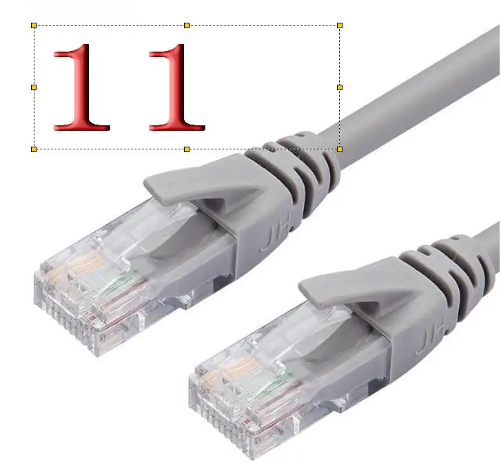 

B011 Cable High Speed 1000M RJ45 CAT6 Ethernet Network Flat LAN Cable UTP Patch Router Cables 2019