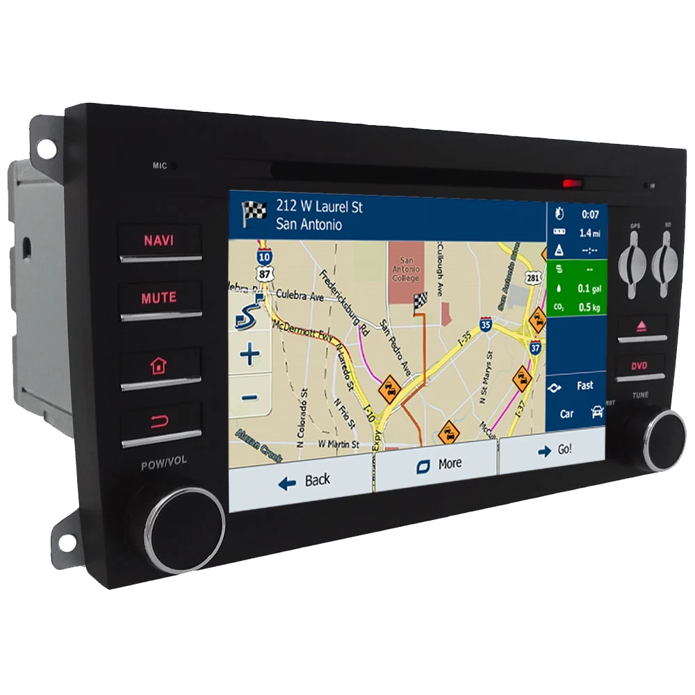 Cheap KLYDE 7" 4G WIFI Octa Core PX5 Android 8.0 4GB RAM 32GB ROM BT Car DVD Player Radio GPS Navigation For Porsche Cayenne 2003-2010 3