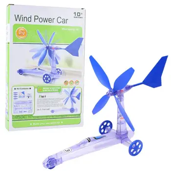 

DIY Child Kid Assemble Wind Power Car Model Children Intelligent Educational Toy