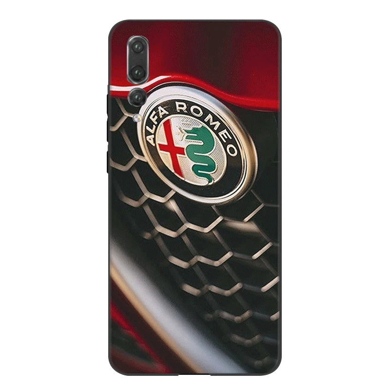 Desxz Cell Phone Case Silicone Alfa Romeo Logo For Huawei P Smart P8 P9 P10 P30 P20 Lite Pro Mini Cover - Цвет: B12