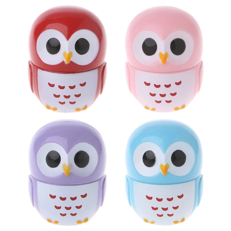 

1 Pc Cute Owl Sweet Sphere Natural Plant Fruit Lip Balm Moisturizing Lipstick Easy to Use High Quality Lip Balm
