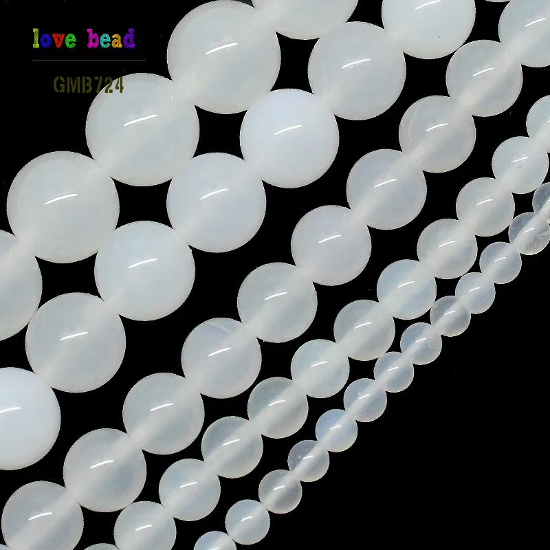 Buy Natural White Stone Beads For Jewelry Making 4/ 6