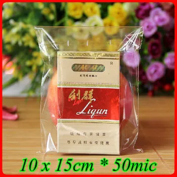 

1000pcs/lot 10 x 15cm*50mic Self Adhensive Seal Plastic Packaging Bag,Clear OPP Poly Bag,Retail Plastic Gift Packaging