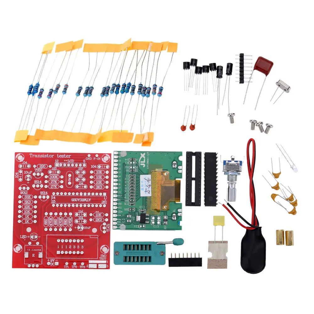 

Multifunctional Transistor Tester Resistance Diode Capacitance Transistor Frequency Measurement Signal Generator