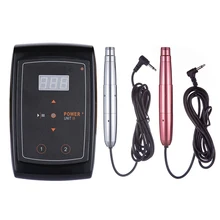 Новое поступление, Перманентный макияж, машина, швейцарский мотор, серебряная ротационная машинка для татуировки, ручка, набор для бровей, подводки для глаз, губ, тела, тату-ручка