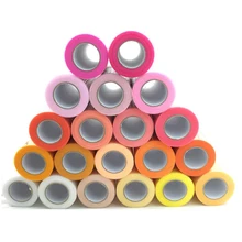 Детский фатиновый рулон, 5 см, 15 см, 25 ярдов, рулонная тканевая юбка-пачка для вечеринки, подарок на день рождения, сделай сам, свадебные украшения, вечерние принадлежности