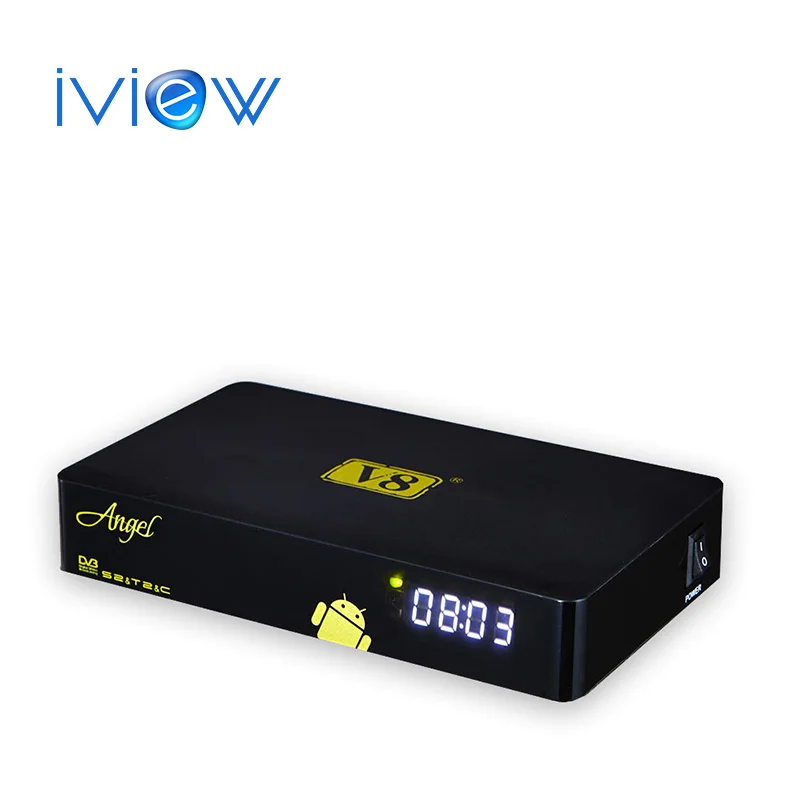 

Free Shippin HD Satellite Receiver FTA Freesat V8 Angel DVB Tuner DVB-S2/T2/C Support Cccam Europa Cline Internet TVBox Receiver