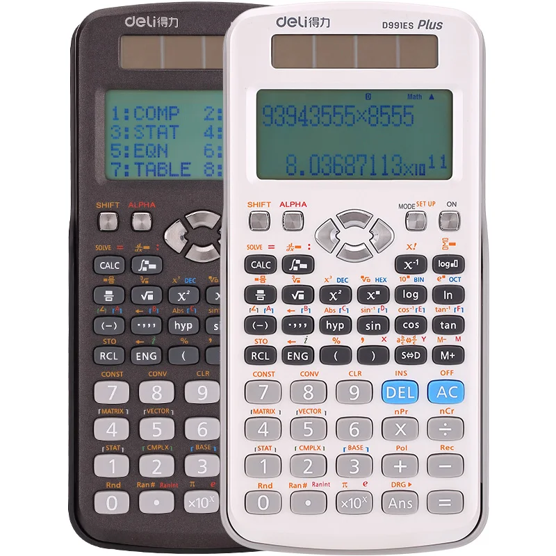 FXSUM D991 العلمي حاسبة اللون امتحان SAT الكمبيوتر 14 أرقام سولور البرمجة حقيقية Informatica Calculadora Cientifica