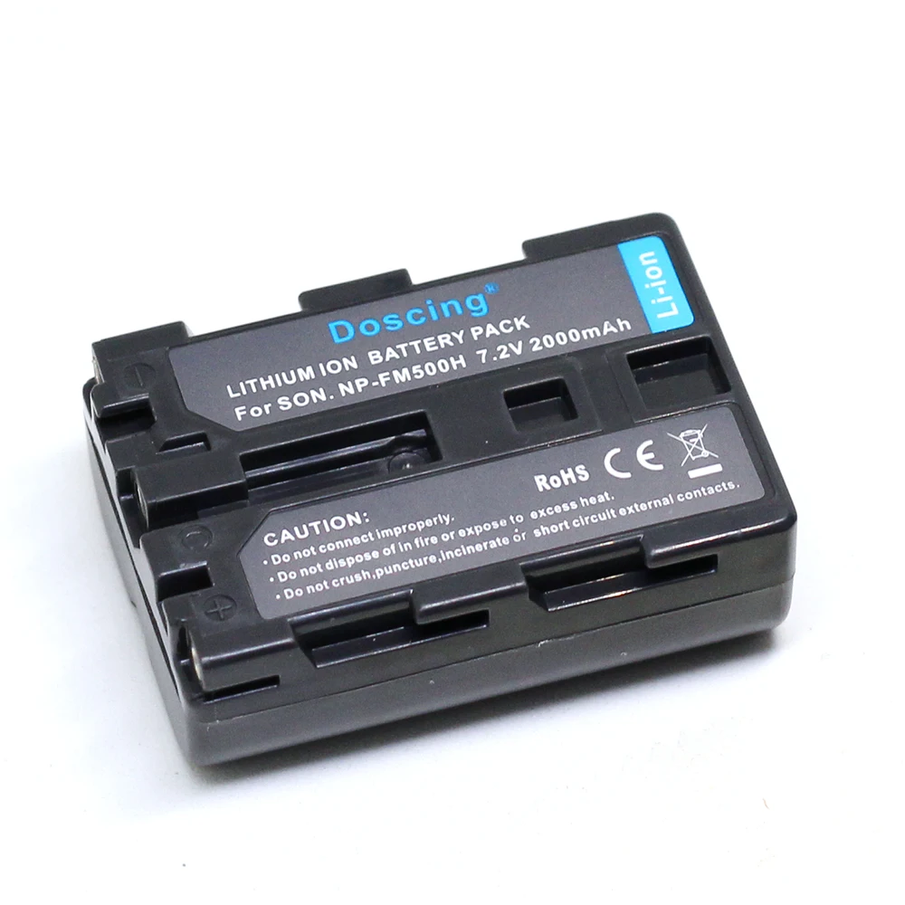 Doscing 2 шт. NP-FM500H NP FM500h Батарея для sony Alpha SLT A57 A58 A65 A77 A77V A99 A350 A450 A500 a550 A700 A850 A900 CLM-V55