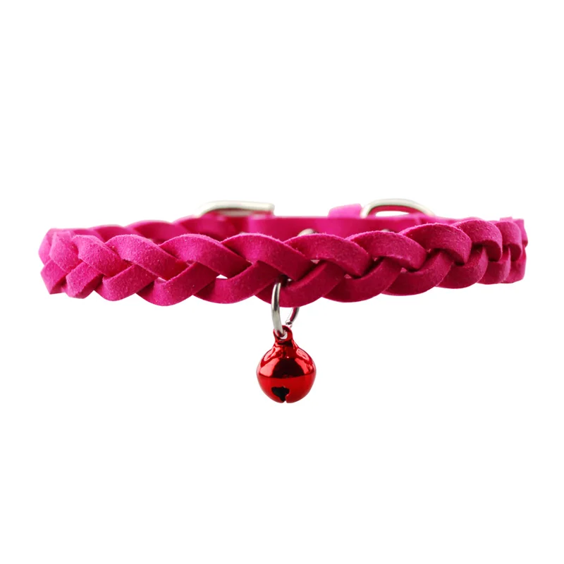 1.5cm Width Adjustable Cat Collar With Bells Personalized Puppy Dog Collar Leash For Chihuahua Teddy Pet Accessories collar gato 1.5cm Width Adjustable Cat Collar With Bells Personalized Puppy Dog Collar Leash For Chihuahua Teddy Pet Accessories collar gato