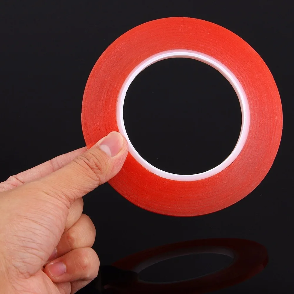 5 ملليمتر العرض 3 متر شريط لاصق على الوجهين ملصق الشريط ل فون/سامسونج/HTC الهاتف المحمول إصلاح لوحة اللمس ، طول: 25 متر