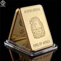 جنوب أفريقيا مطلية بالذهب 1967 Fyngoud غرامة عملة ذهبية 100 مطاحن سميكة في الذهب السبائك بار جمع