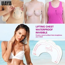 UAYA Push up клейкие накидки на купальник накладки для тела бикини наклейки на грудь одноразовые, для молока паста грудь бюстгальтер из купальника-бикини леди