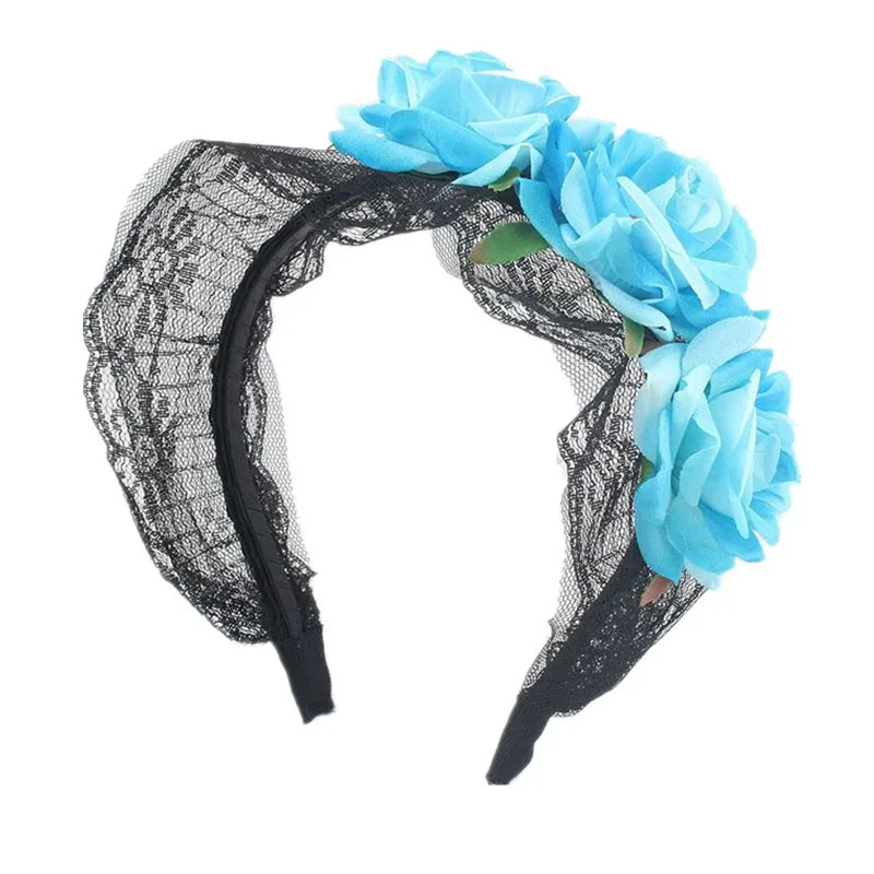 Sitaicery Sexy Lace Hairband Headband Hair Hoop For Girls Women Hair Bands Halloween Party Headdress Gifts Headwear Accessories - Цвет: 11