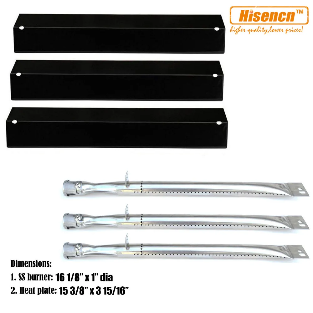 Waden lila top Hisencn BBQ Parts Replacement Gas Grill SS Burner, Porcelain Steel Heat  Plate For Uniflame GBC831,GBC940,GBC981 Grills Barbecue|bbq parts|grill  burnerbbq grill burners - AliExpress