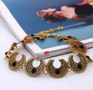 Винтажные ожерелья, металлические подвески, женское колье, готическое модное ювелирное изделие, аксессуар, массивное ожерелье, большое ожерелье s - Окраска металла: XL1045A