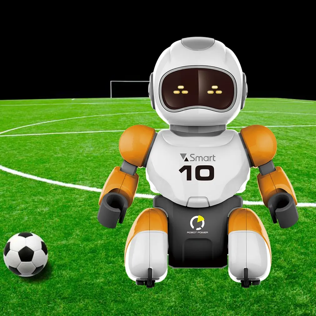 RC робот Kawaii мультяшный умный игровой футбол роботизированное дистанционное