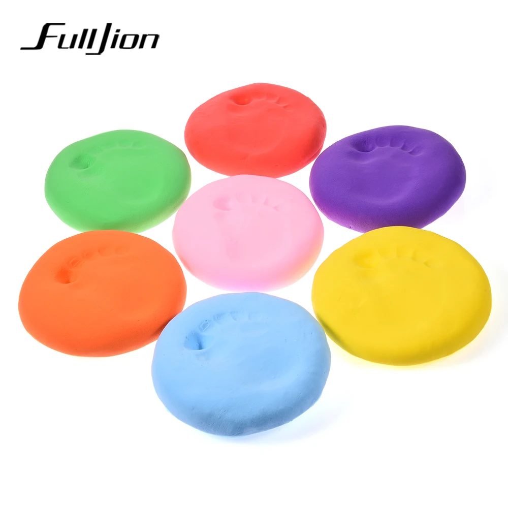 Baby Modeling Clay Air Drying Play Light Clay Slime Toys Polymer Plasticine Handprint Footprint Imprint Kit
