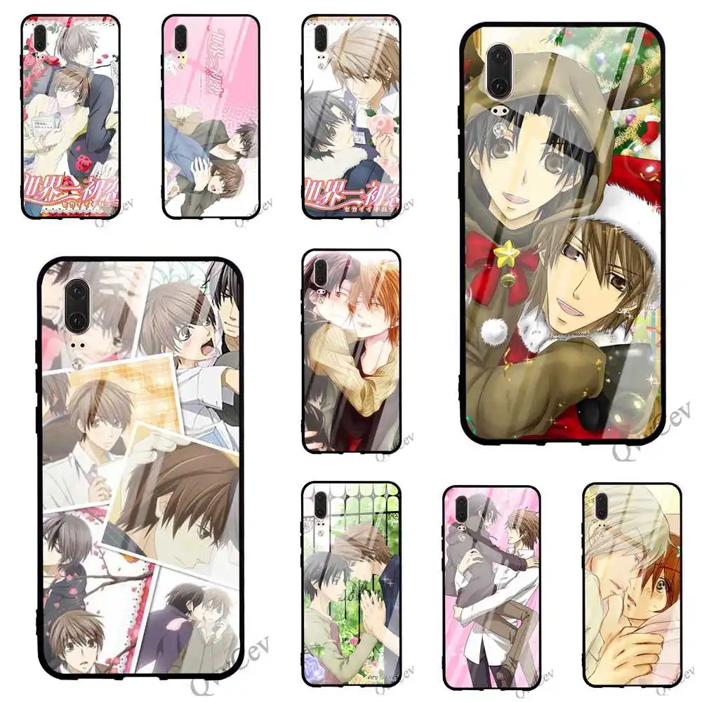 

Hybrid Sekai Ichi Hatsukoi Tempered Glass Phone Cover for Huawei Honor 7A Pro Case 10 9 Y6 Y9 P10 Lite P20 P Smart Mate 20 Back