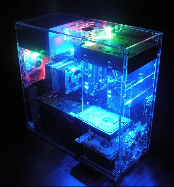 DIY Personalized Transparent Acrylic ATX Standard Glass Computer Case