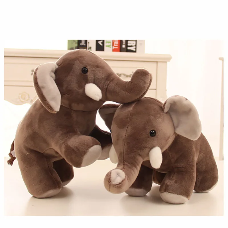 25*20 см Моделирование Слон/Бегемот/носорог плюшевые игрушки животные куклы мягкий хлопок детские Brinquedos для детей подарок