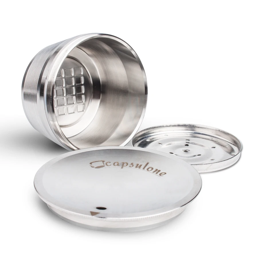  Capsulone/STAINLESS STEEL Metal capsule Compatible for dolce gusto Machine Refillable Reusable caps