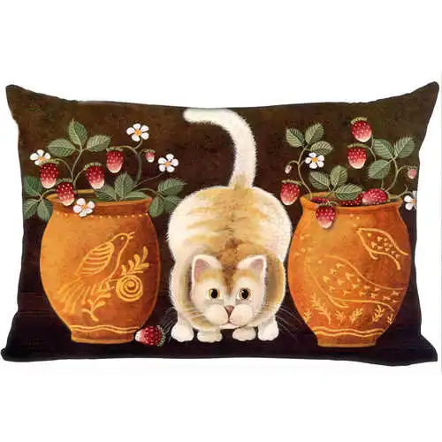 Best наволочки на заказ horthair Cat (1) Спальня Главная Прямоугольник Наволочка на молнии (одна сторона) @ 181205-05-03-113