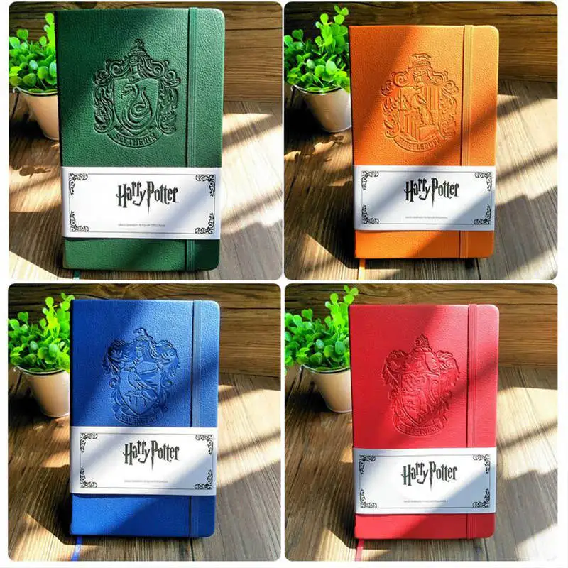 

Action figure Premium leather cover blank inside page New Magic Hogwarts Gryffindor Book Harri Potter Notebook Diary