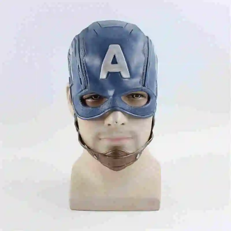 Аниме «Капитан Америка», «мстители», костюмы для косплея, маска с ручным защитным щитом, реквизит, аксессуары для косплея - Цвет: Mask