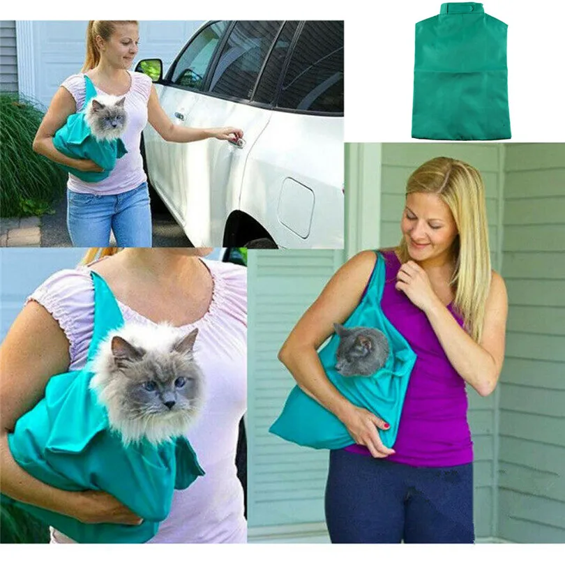 Cat Bags Carriers Portable Outdoor Cat Dog Pet Double Shoulder Mesh Bag Backpack Travel Carrier 2019 NEW #3m21 (1)