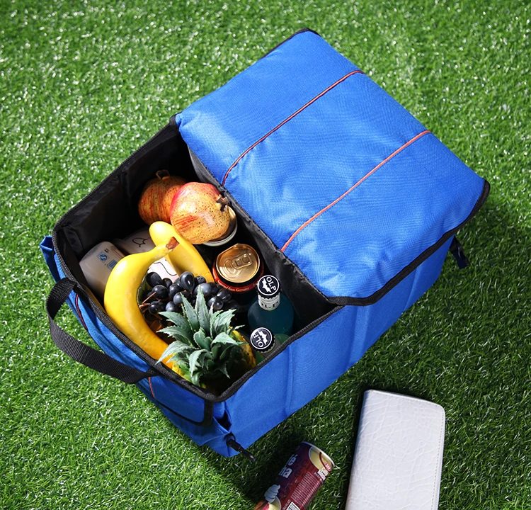 new arrivals high quality foldable cooler bags car large capacity ice pack insulation bag