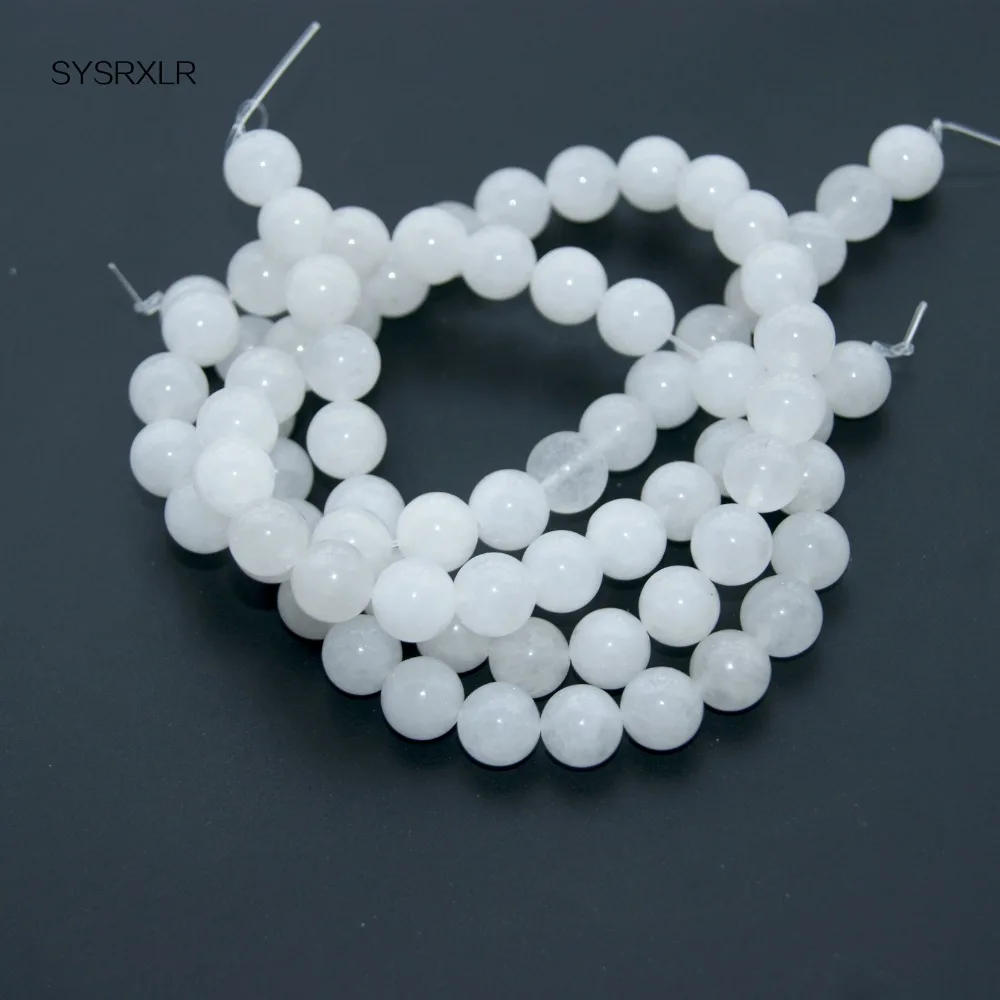 Wholesale High Quality Charm White Natural Stone Beads For Jewelry