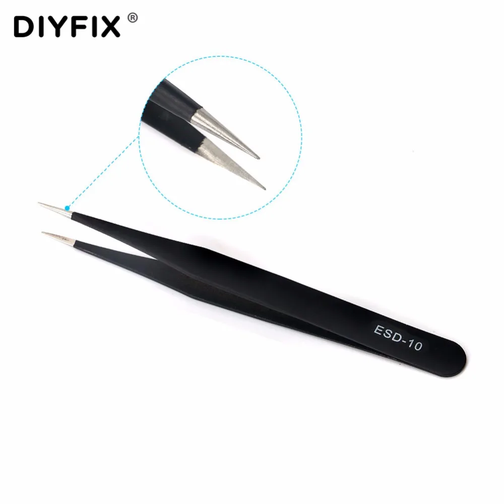 Stainless Steel Tweezers Kit (6)