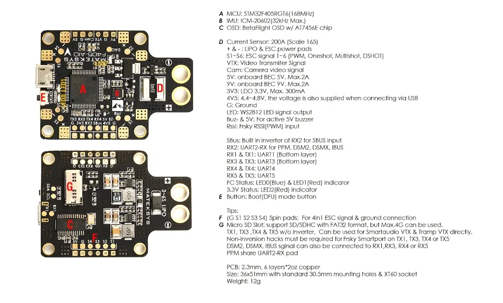 Stm32f405 полетный контроллер схема Купить матек системы f405 аио betaflight f405-аио stm32f405 игровые джойстики вс - Товар на картинке можно купить.