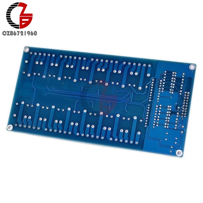 DC 12 В 16 канальный релейный модуль Интерфейсная плата с защитой для оптронной пары LM2576 мощность для Arduino DIY Kit