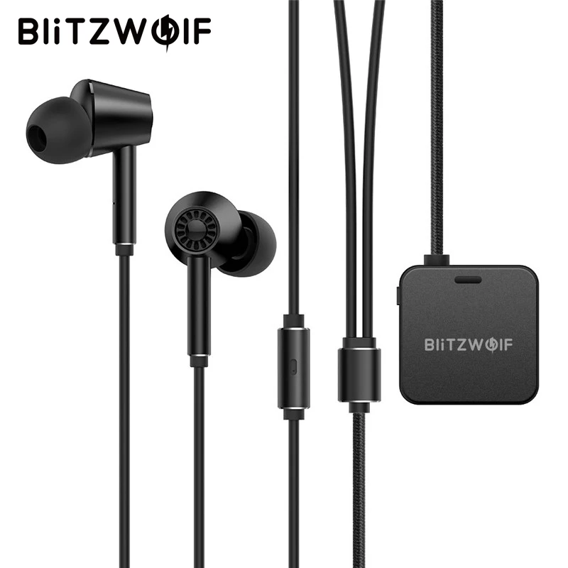 BlitzWolf Wireless Bluetooth Earphone In Ear Bluetooth Headset Active Noise Cancelling Hi-Fi Stereo Earphones With Mic For Phone BlitzWolf Wireless Bluetooth Earphone In Ear Bluetooth Headset Active Noise Cancelling Hi-Fi Stereo Earphones With Mic For Phone