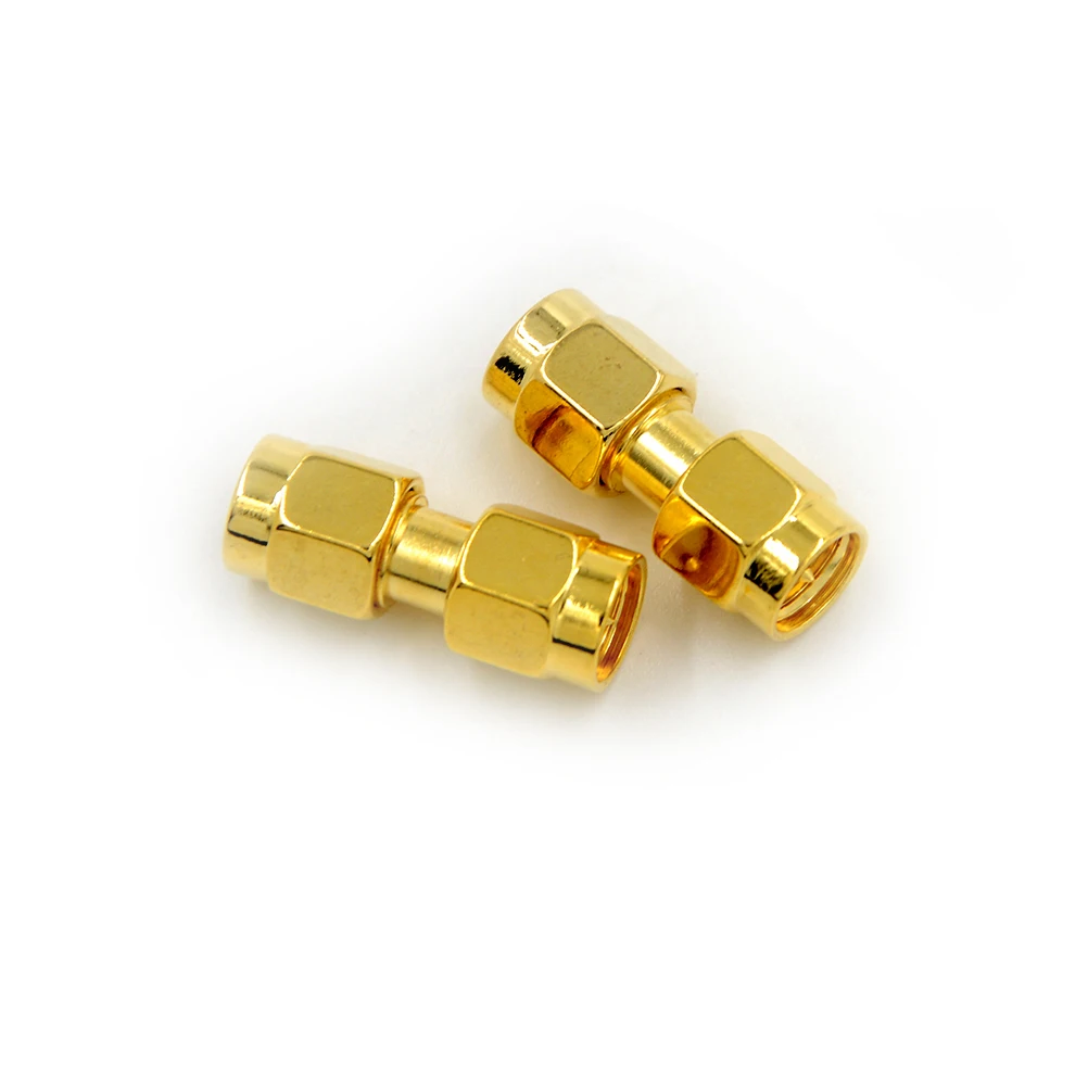 ZLinKJ 2x SMA Male к Plug in series RF коаксиальный адаптер Коннектор|Соединители| |