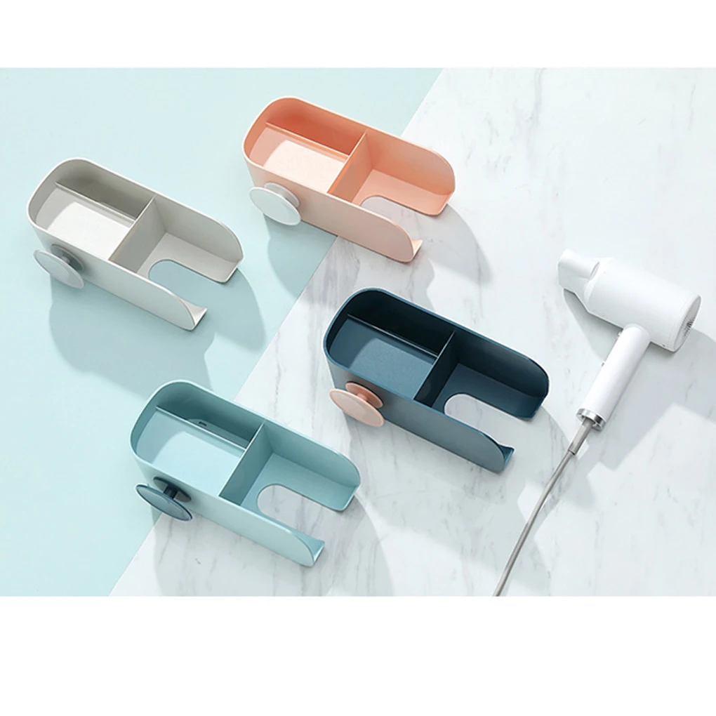 New Hair Dryer Holder Wall Mount Straightener Organizer No
