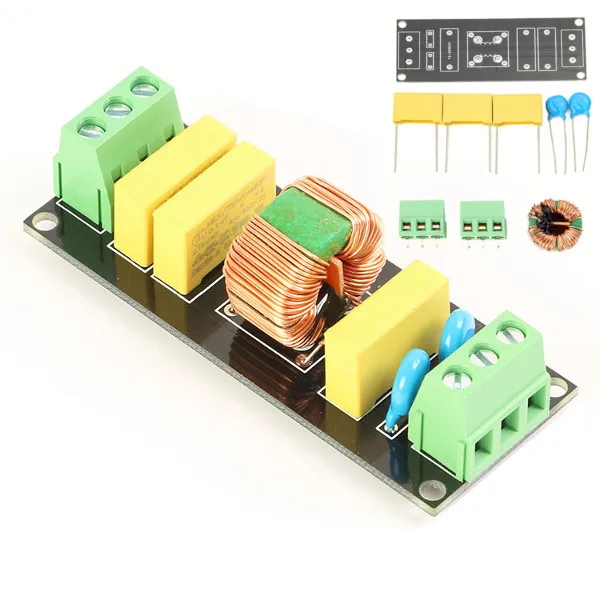 DIY Power Supply Filter Board 3A EMI Filters Kit For Voice Ascension on