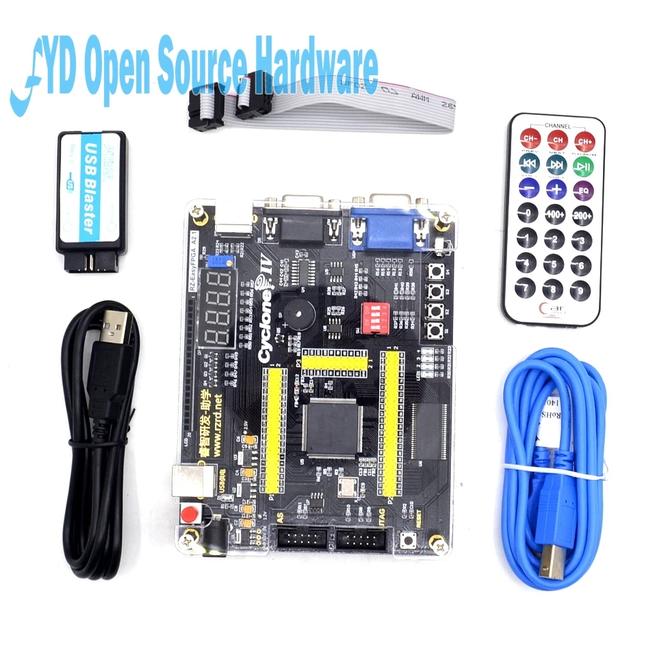 ALTERA Cyclone IV EP4CE6 FPGA Development Kit Altera EP4CE NIOSII Board и USB Blaster downloader инфракрасный контроллер|fpga