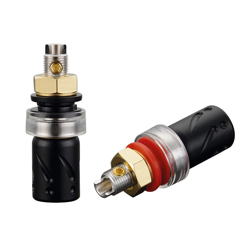 

Viborg BP603R Pure Copper Rhodium Plated Speaker Terminal Binding Post Hifi Speaker Binding Post for Amplifier